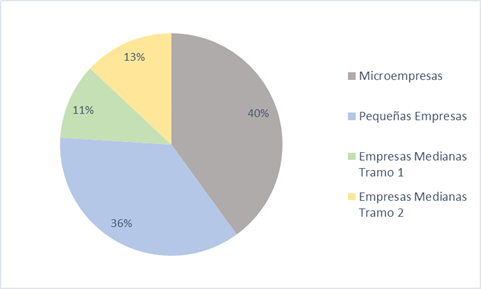 Gráfico, Gráfico circular
Descripción generada automáticamente